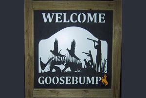Goose Bump Bird Hunting Lodge